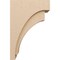 Ekena Millwork 12"W x 24"D x 36"H Classic Rivera Rough Cedar Woodgrain TimberThane Corbel, Primed Tan CORUR12X24X36RIVRCPR - alternate 4